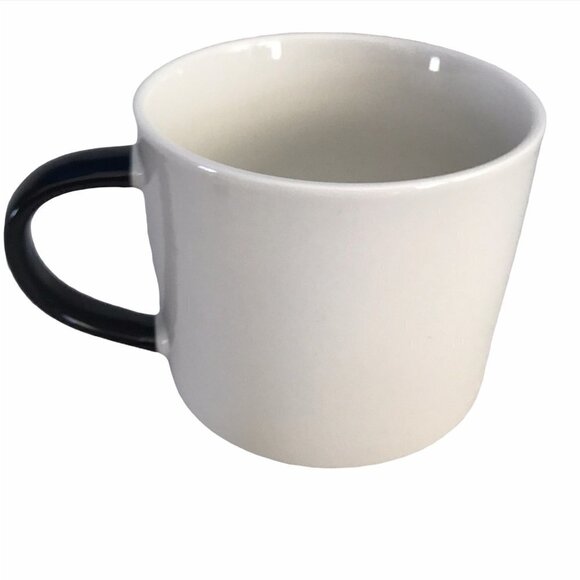 Coffee Mug "My Best Friend Has Four Paws" White Porcelain With Black Handle - Picture 3 of 9